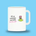 It’s no good when your balls are too soft – padel mug, white 11oz