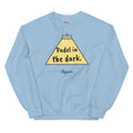 Padel in the dark. Again. – padel sweatshirt, Light Blue