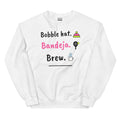Bobble hat. Bandeja. Brew. – padel sweatshirt, White