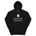 Can’t feel my racket hand. – padel hoodie, Black