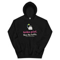 Golden point, then the kettle. – padel hoodie, Black