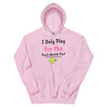 I Only Play for the Post-Match Pint – padel hoodie, Light Pink