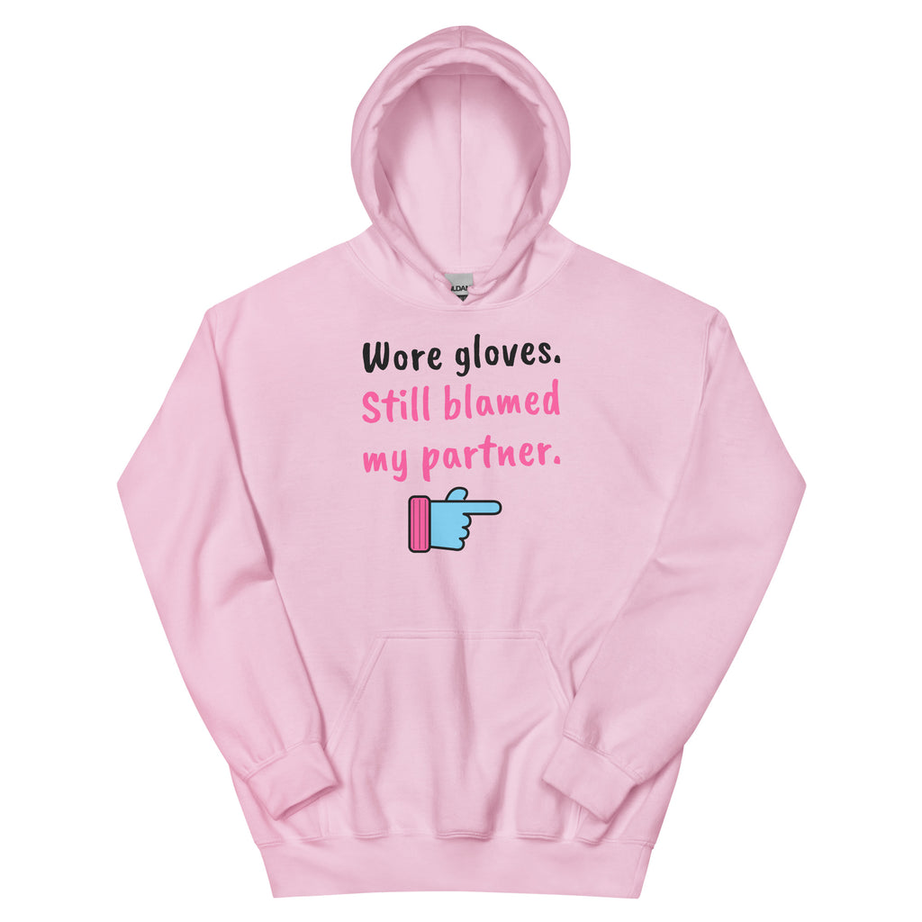 Wore gloves. Still blamed my partner. – padel hoodie, Light Pink