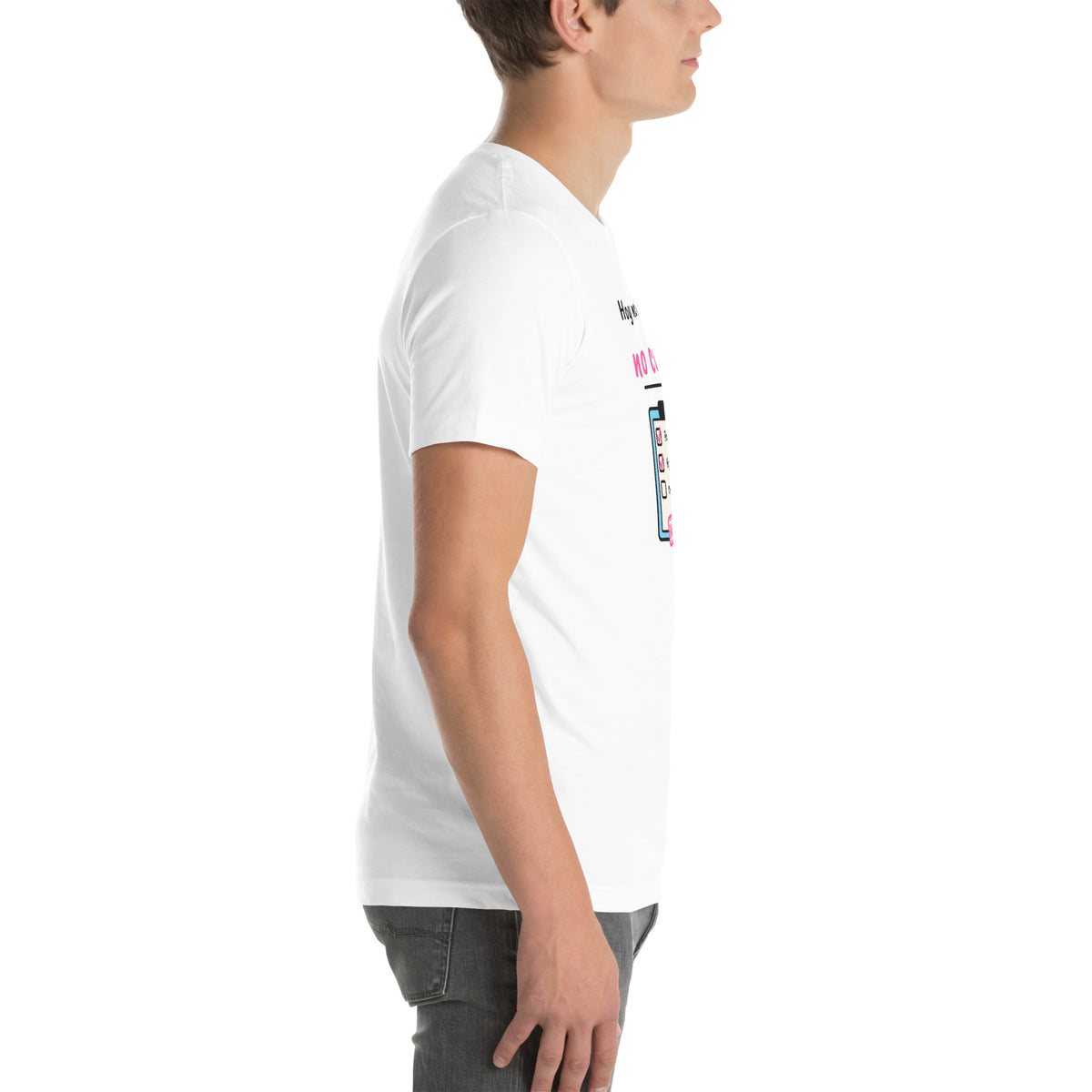 Right side of the white Hoy No He Calentado, No Cuenta Padel Tee
